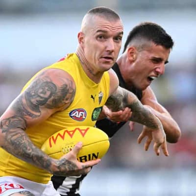 Dustin Martin in doubt for Tigers' Hardwick reunion