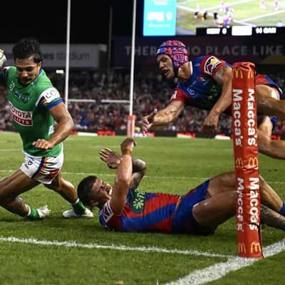 Raiders run rampant over Knights in 28-12 NRL win