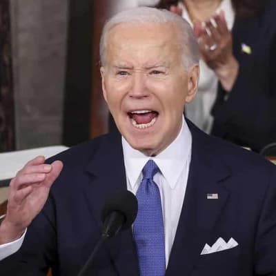 Biden delivers fiery State of the Union address