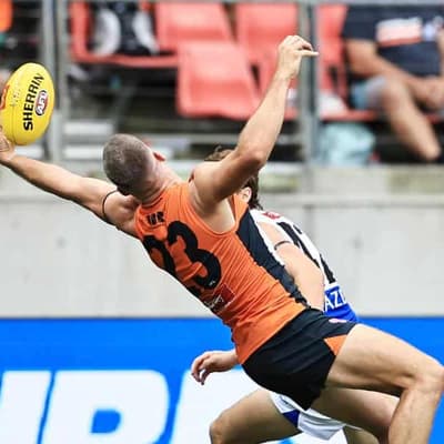 Hogan fires Giants to AFL win over Kangaroos