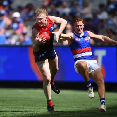 Demons welcome back a hero in win over Bulldogs