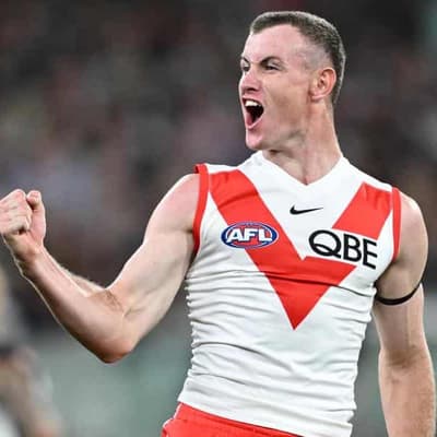 Warner leading from front in Swans' engine room