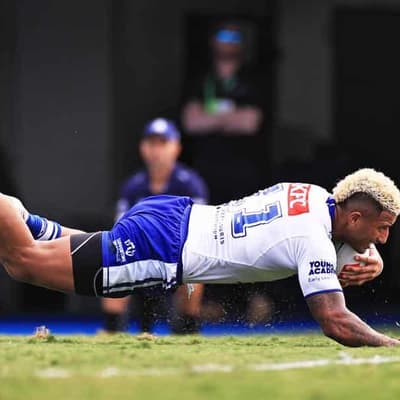 Bulldogs bare their teeth to give Titans an NRL mauling