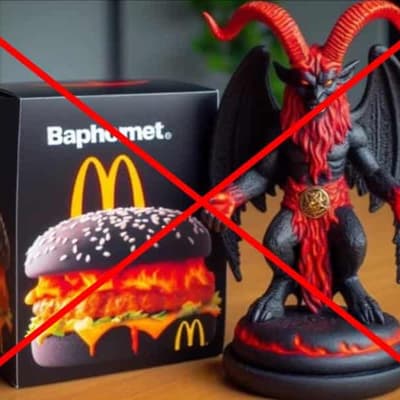 AI image feeds fears of demonic Maccas meal
