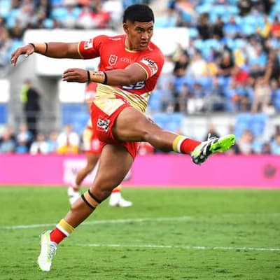 Rich AFL wisdom gives Dolphins half Katoa a kick-along