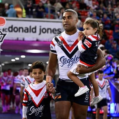 Inside the Roosters' celebrations for Jennings' 300th