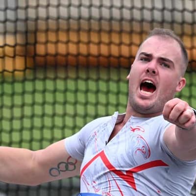 Denny's Olympic challenge as discus world record broken