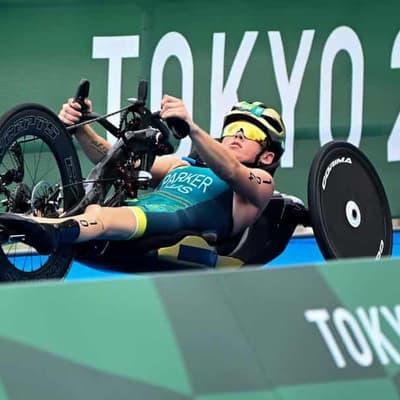 Parker wins again in two-sport Paris Paralympic push