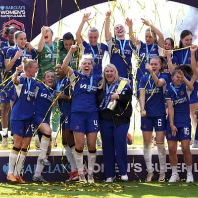 Sam Kerr wins fifth straight WSL title with Chelsea