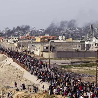 Dozens of Palestinians killed as Israel bombards Gaza