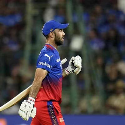 Maxwell's Indian misery ends with a duck as RCB bow out