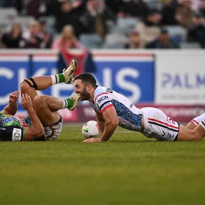 Tedesco stars as Roosters run rampant over Raiders