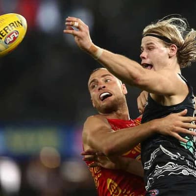 Blues' De Koning looking forward to some ruck and roll