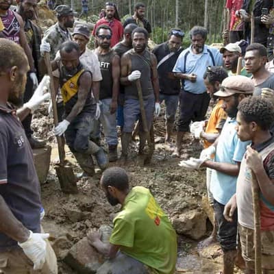 No survivors expected in Papua New Guinea landslide