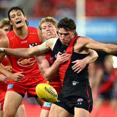 Free-kick spike after AFL's holding-the-ball tweak