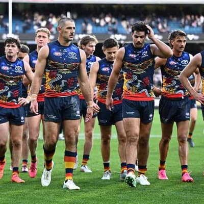 Crows' Laird slams "terrible mindset" in humbling loss