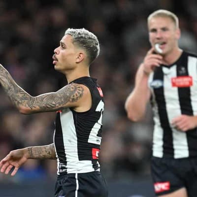 Collingwood star Bobby Hill OK after training scare