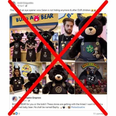 Kids’ demonic Build-A-Bear toys nothing more than devilish satire