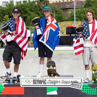 Double gold for Aussie skateboarders ahead of Paris