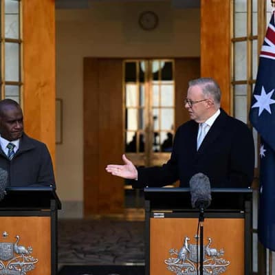Australia to aid Solomons police, seeks to block China