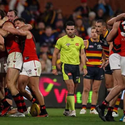 Umpiring standard is as good as ever, says AFL boss
