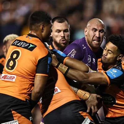 Storm weather Asofa-Solomona blow to tame Tigers