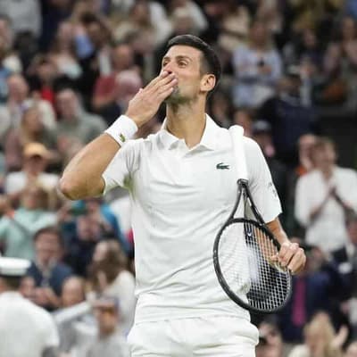 Popyrin's Centre Court dream ended by super Djokovic