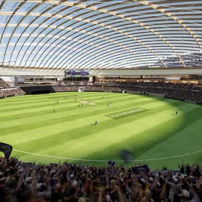 Tasmania's AFL stadium design world first cricket plans