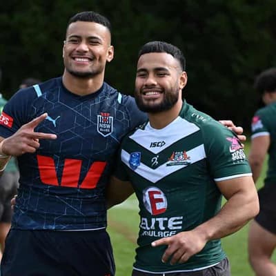 Crichton brothers face off in NSW Origin warm up