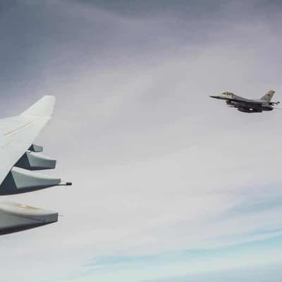 Pitch perfect: roar of UK jets takes to Aussie skies