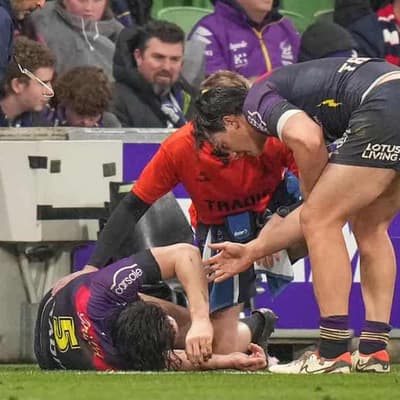 Storm's Anderson stars in win, injured in last play