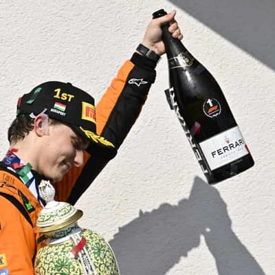 No shoeys - just the sweet taste of success for Piastri