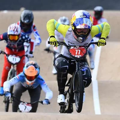 Sakakibara learns from BMX 'kick up bum' ahead of Paris