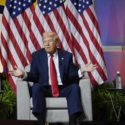 Jeers as Trump questions whether Harris is Black