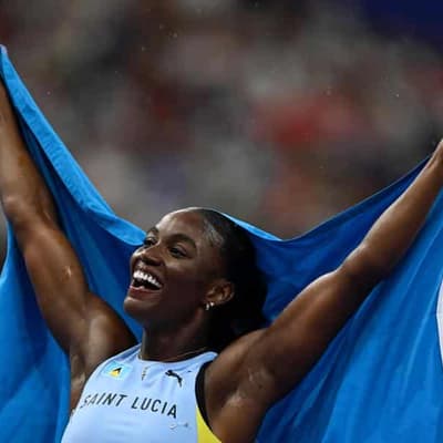 Alfred wins Olympic 100m; Fraser-Pryce withdraws