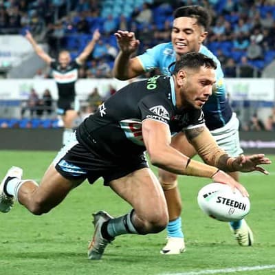 Sharks blitz Titans to make NRL top-four statement