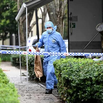 Confronting scene as mum charged with daughter's murder