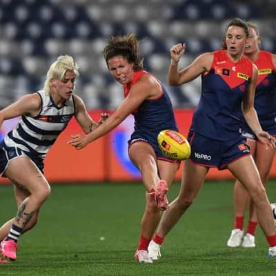 Hore stars, Harris injured as AFLW Dees beat Cats