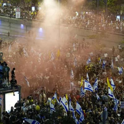 Israeli labour strike to push for Gaza hostage deal