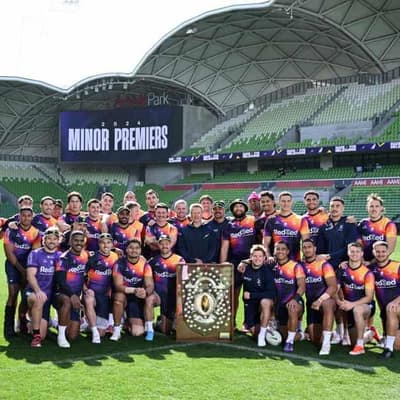 Melbourne savour NRL silverware before final round