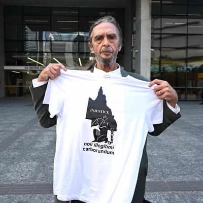 Man wrongfully jailed seeks 'justice for all' in court