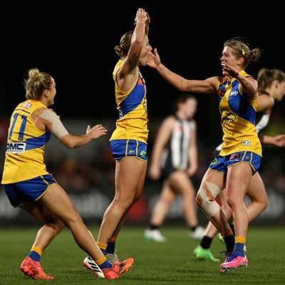 Eagles pluck winless, captain-less Magpies in AFLW