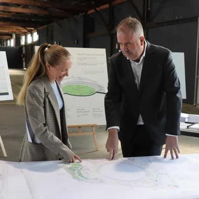 Stadium's estimated cost blows budget by $60m