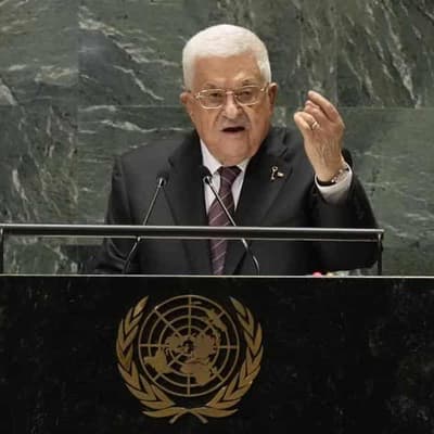 Palestinian President Abbas urges UN to stop Gaza war