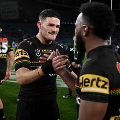 Cleary dismisses injury fears, fires Penrith into GF