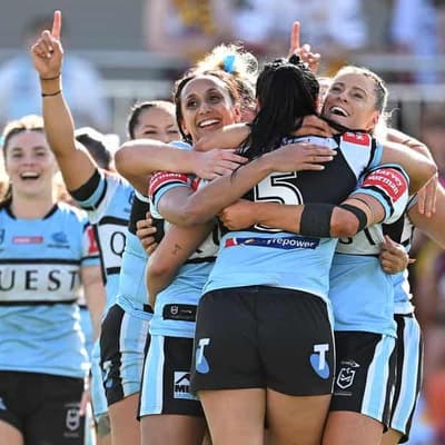 Sharks left speechless after pulling off NRLW first