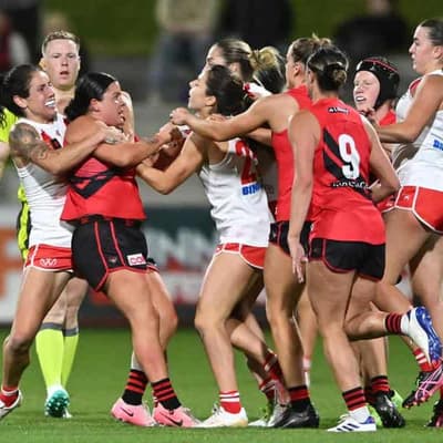 Prespakis among seven AFLW players fined for melee