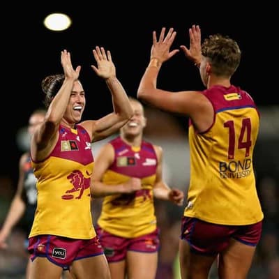 Lions roar to smashing 55-point AFLW win over Carlton