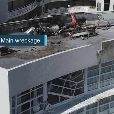 Pilot 'heavily intoxicated' before fatal hotel crash