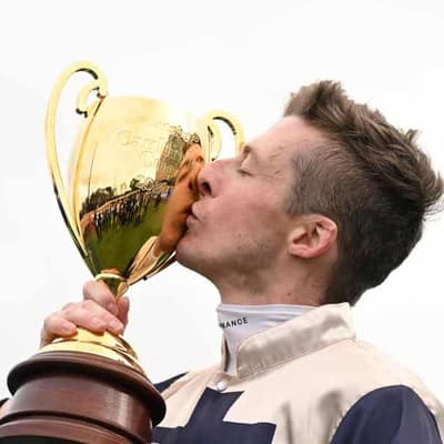 'Battler' Harry Coffey claims dream Caulfield Cup win